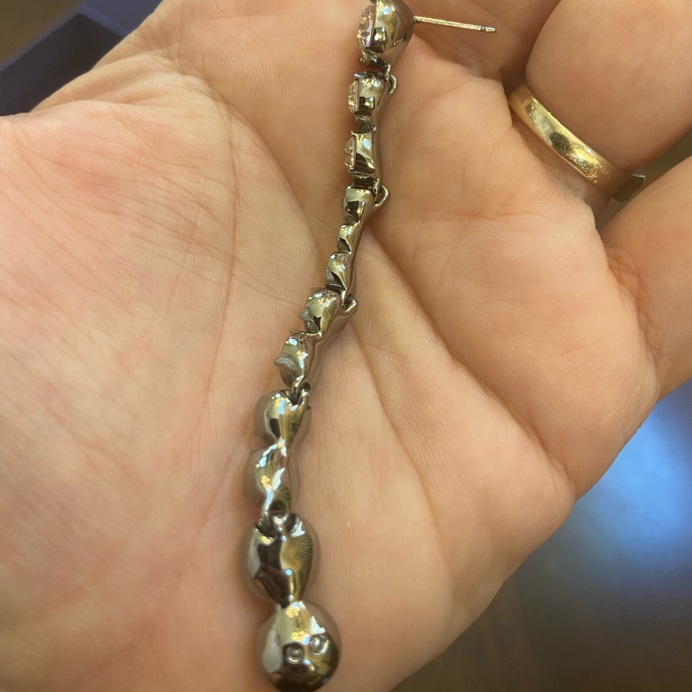 Swarovski hot Montana earrings - Picture 9 of 13